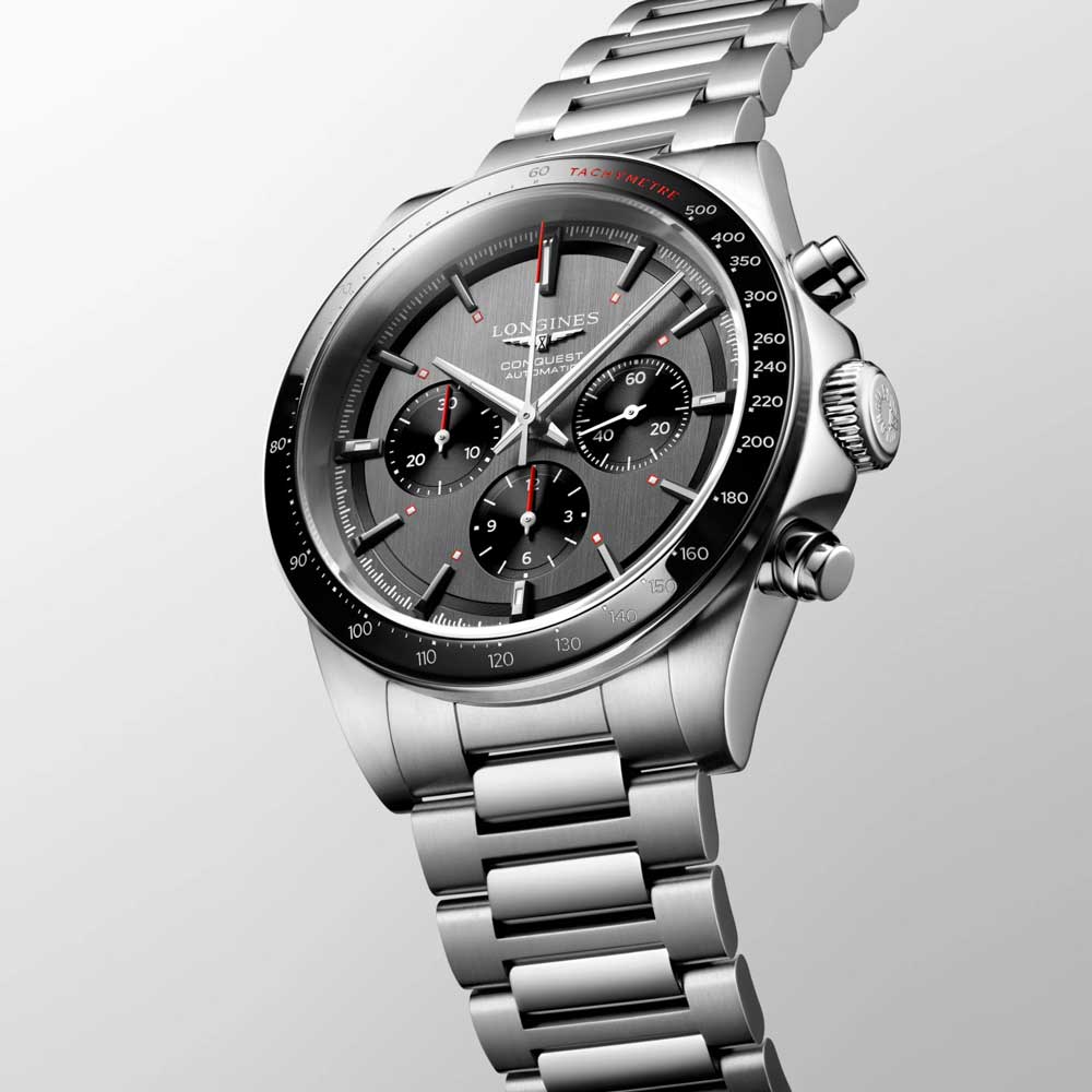 detail Longines Conquest Chrono Ski Edition L3.836.4.52.9