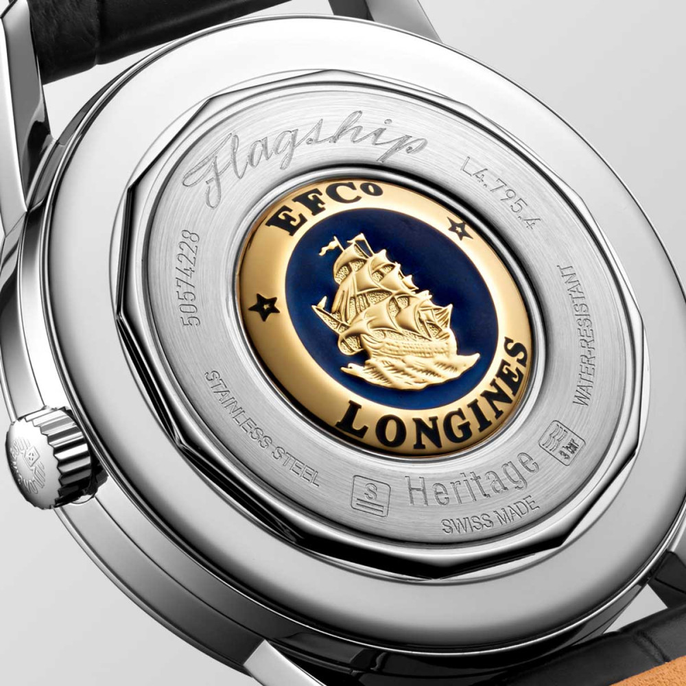 detail Longines Flagship Heritage L4.795.4.78.2