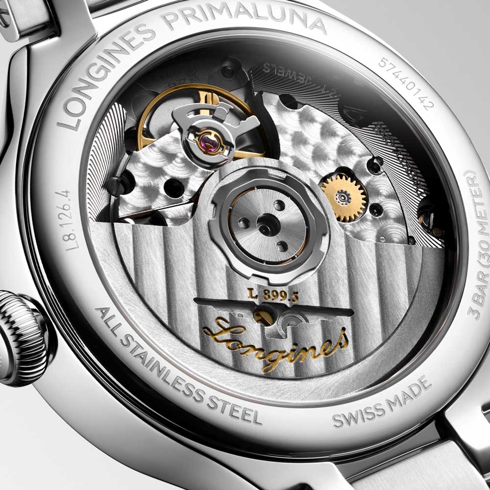 detail Longines PrimaLuna Moonphase L8.126.4.71.6