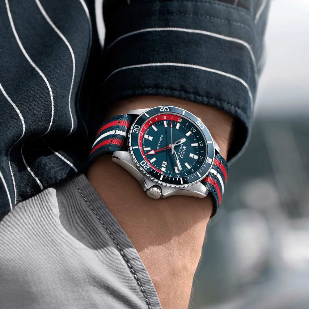 detail Mido Ocean Star GMT M026.629.11.041.00