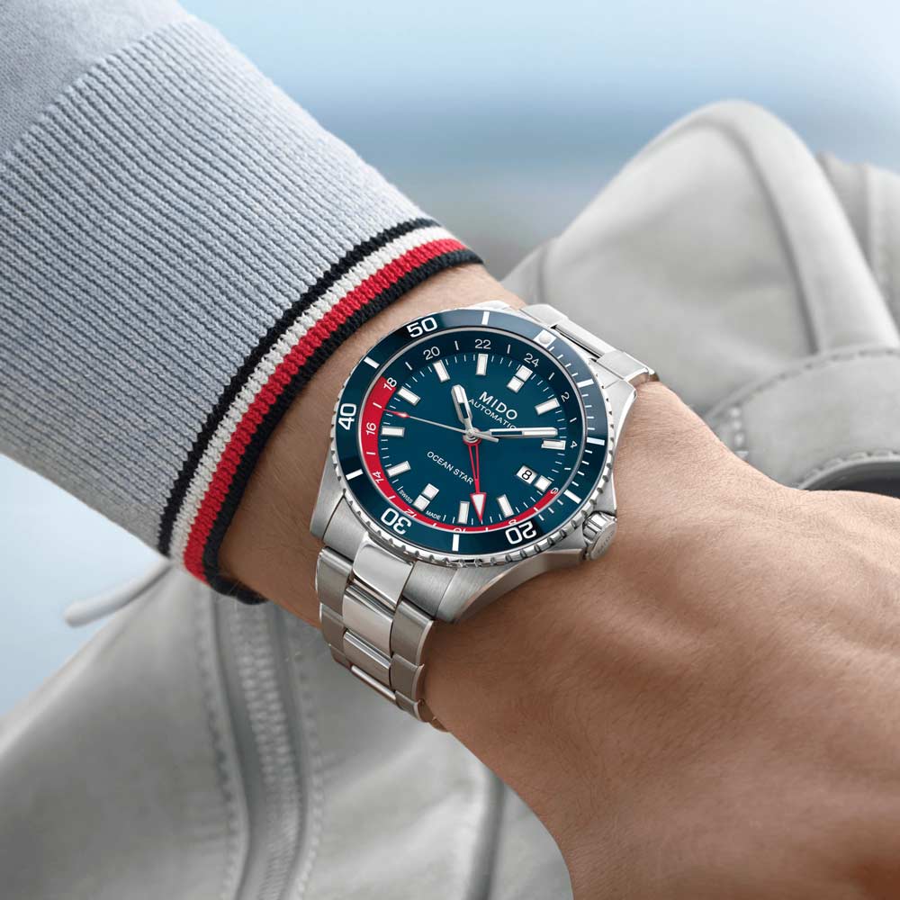 detail Mido Ocean Star GMT M026.629.11.041.00