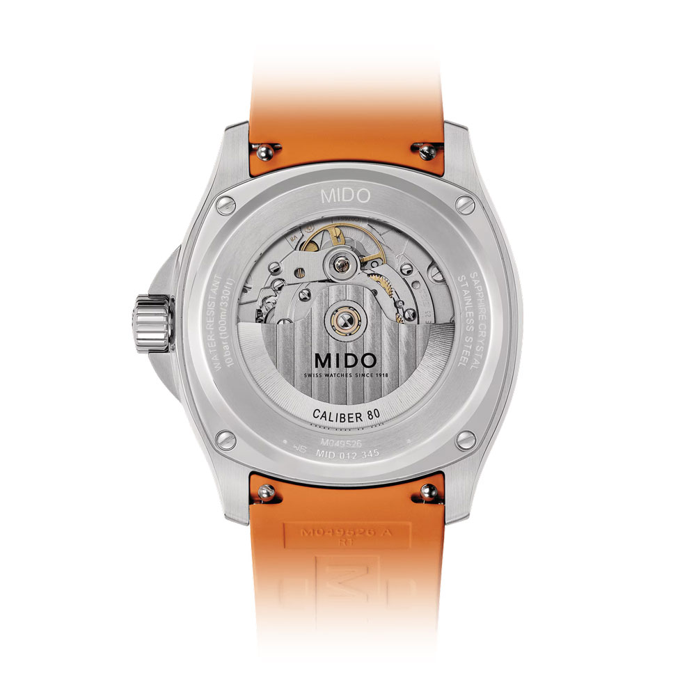 detail Mido Multifort TV Big Date M049.526.17.081.00