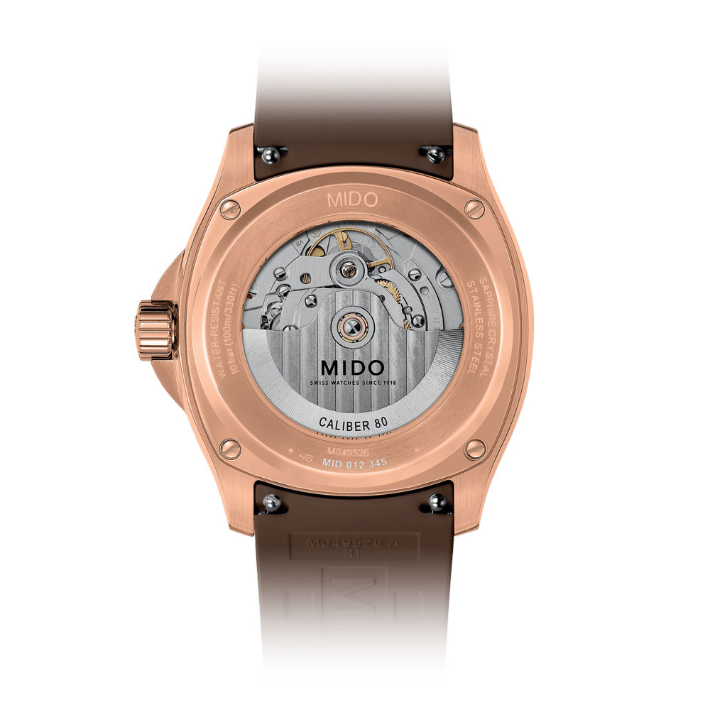 detail Mido Multifort TV Big Date M049.526.37.291.00