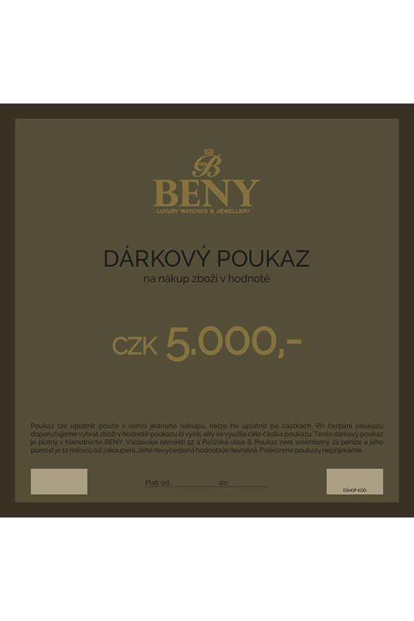 detail Poukázka 5000
