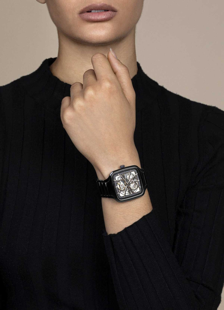 detail Rado True Square Automatic Open Heart R27086162