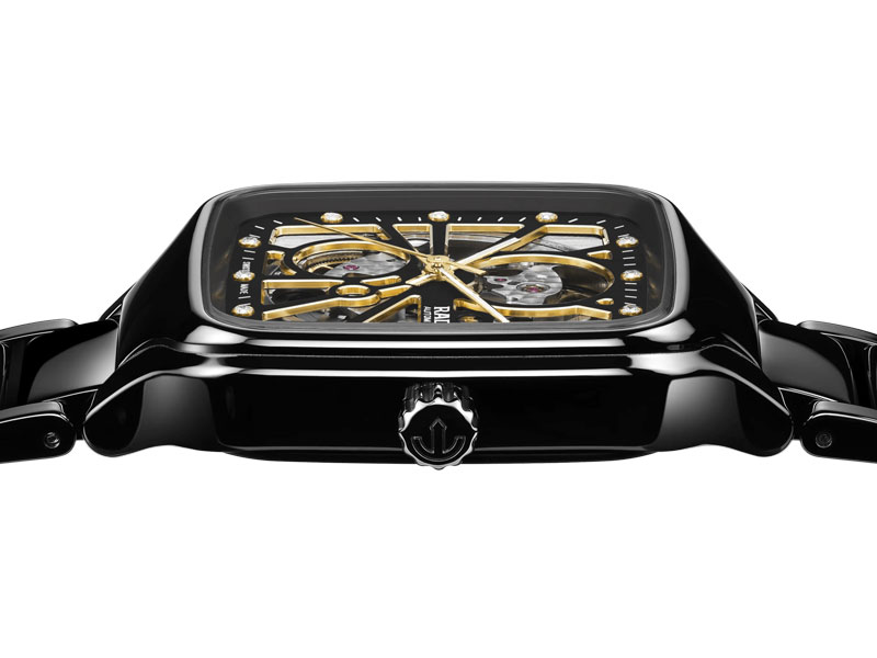 detail Rado True Square Automatic Open Heart R27086712