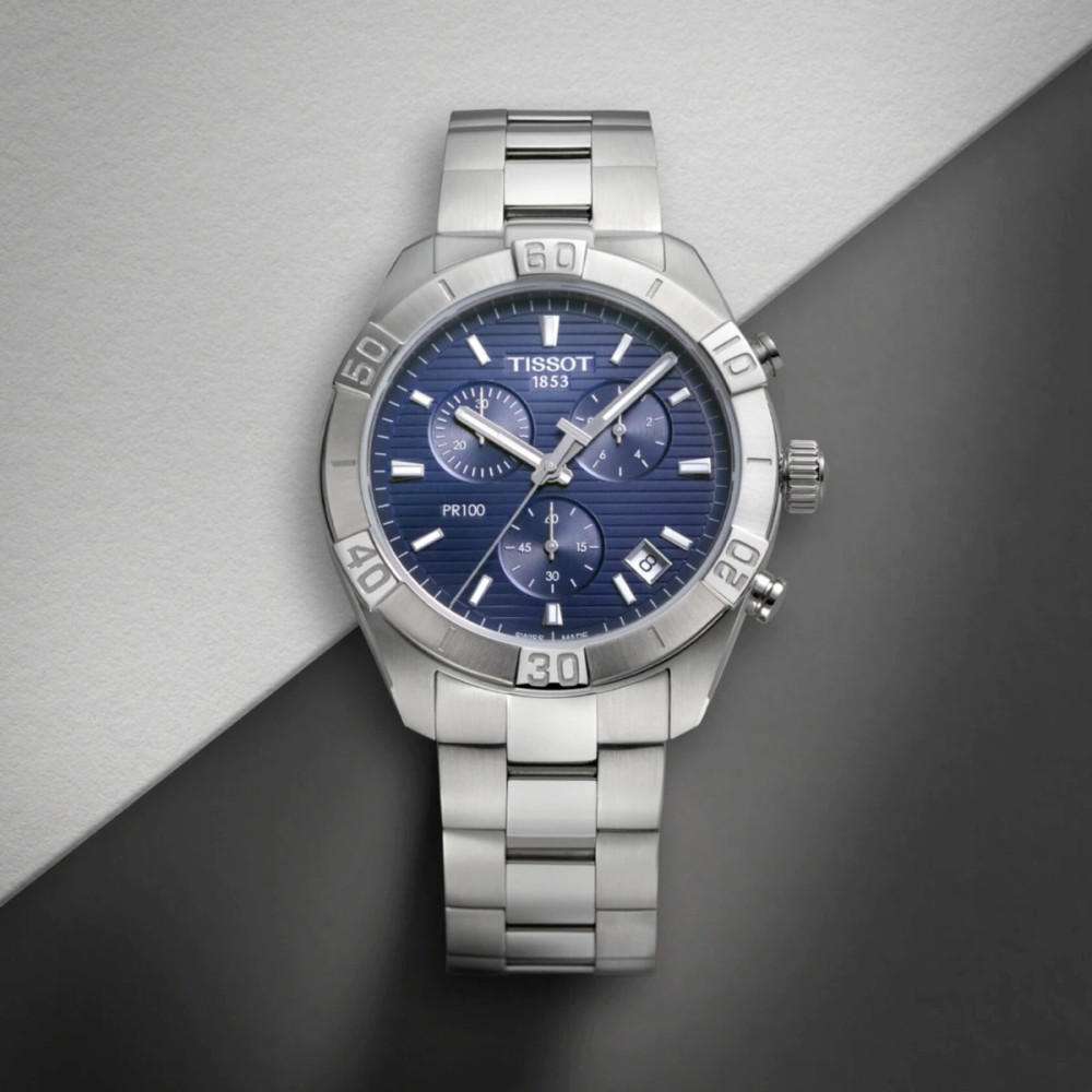 detail Tissot PR 100 Sport Gent Chronograph T101.617.11.041.00