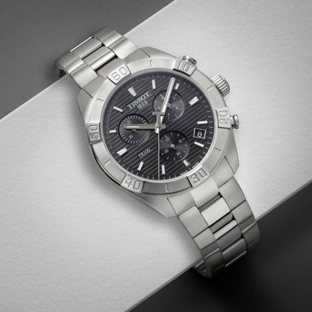 detail Tissot PR 100 Sport Gent Chronograph T101.617.11.051.00