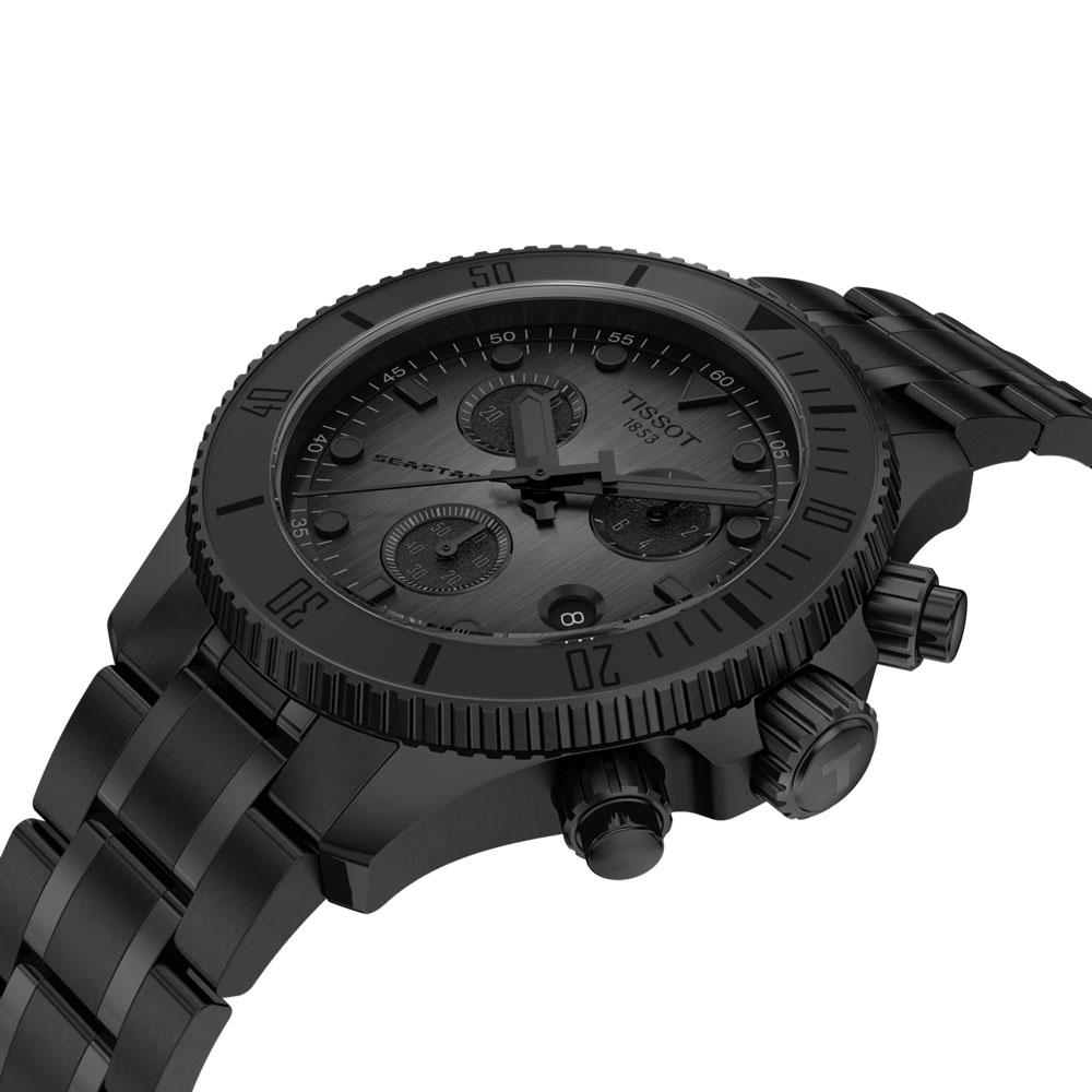 detail Tissot Seastar 1000 Quartz Chronograph 38mm T120.217.33.061.00