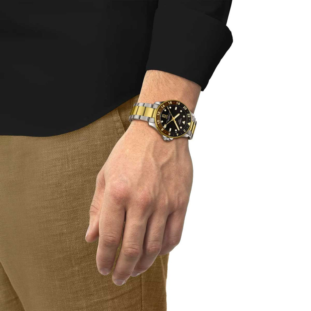 detail Tissot Seastar 1000 Quartz GMT T120.852.22.051.00