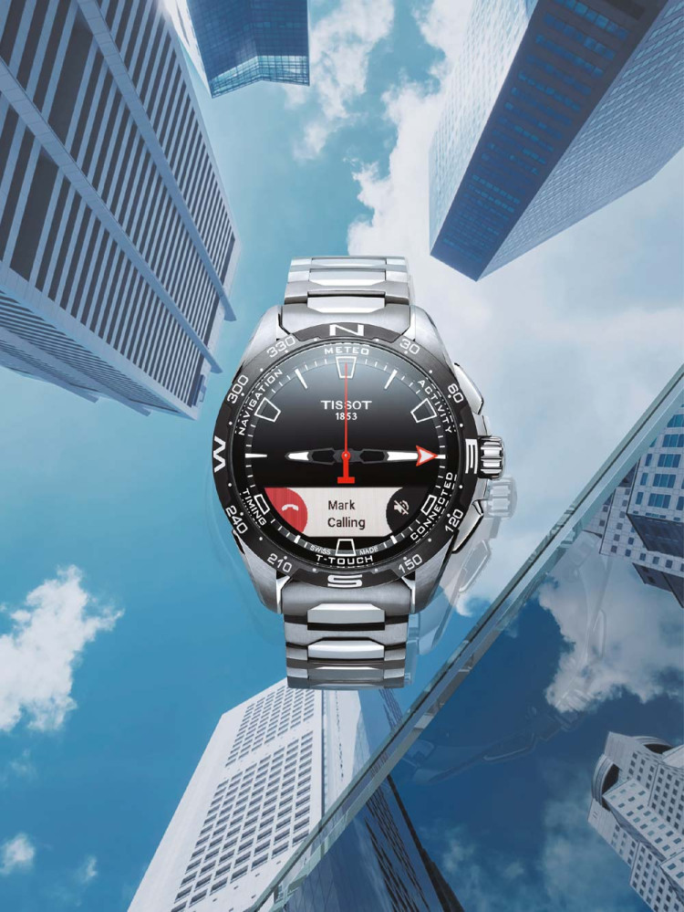 detail Tissot T-Touch Connect Solar T121.420.44.051.00