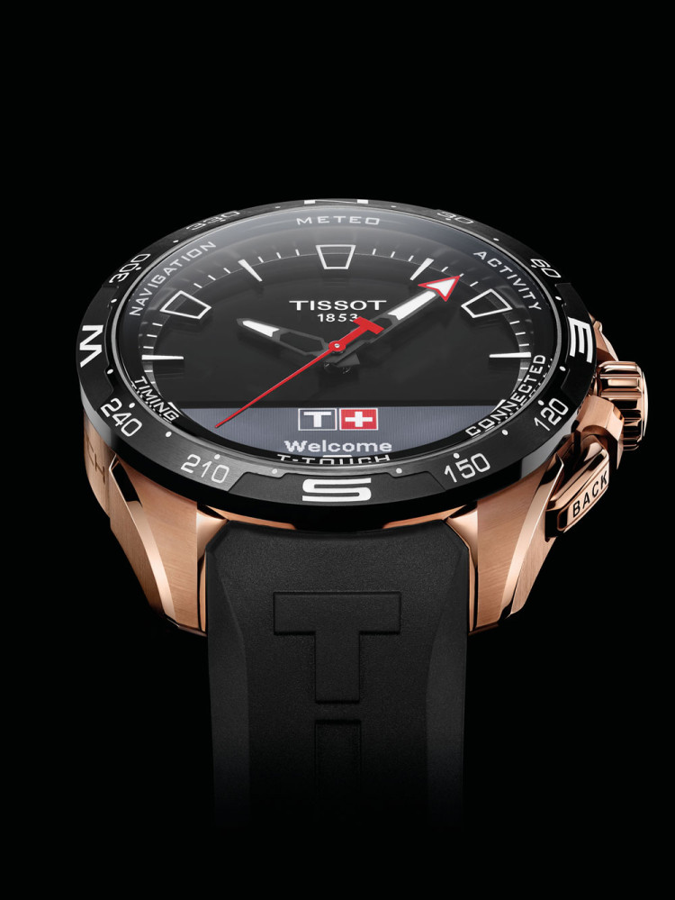detail Tissot T-Touch Connect Solar T121.420.47.051.02