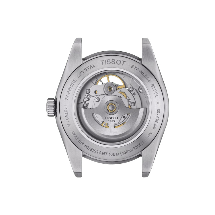 detail Tissot Gentleman Powermatic 80 Open Heart T127.407.11.041.01