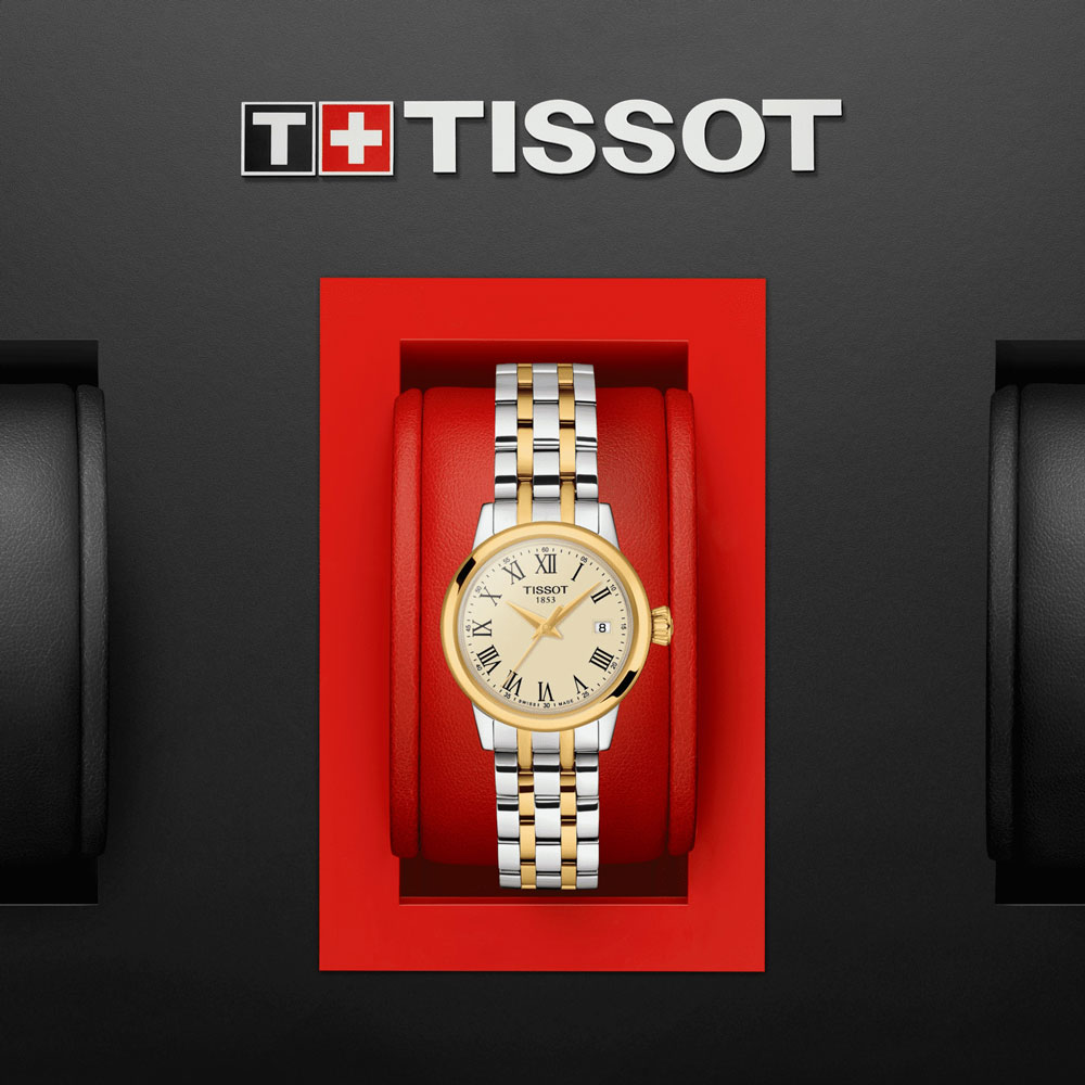 detail Tissot Classic Dream Lady T129.210.22.263.00