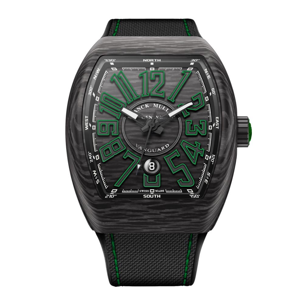 detail Franck Muller Vanguard Carbone V45 SC DT CAR NR.VR