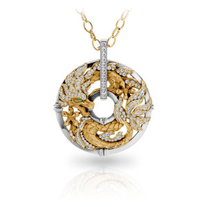 Zlatý Náhrdelník New Shanghai Maxi Pave
