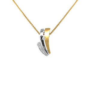 Zlatý Přívěsek s Diamanty