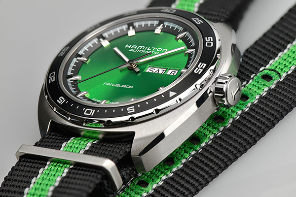 detail Hamilton American Classic Pan Europ Day Date Automatic H35415761
