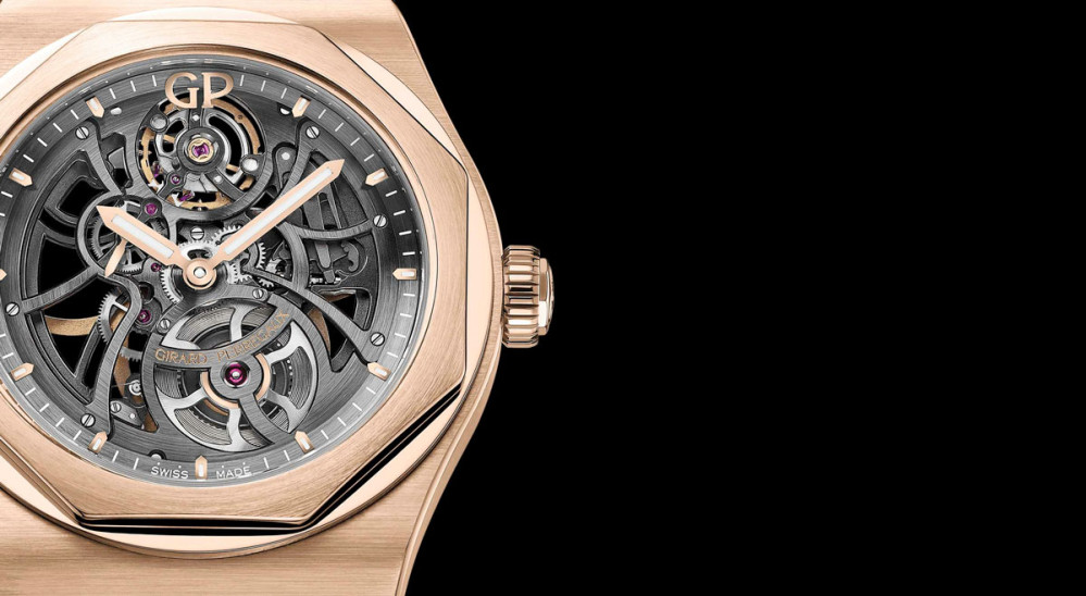 detail Girard-Perregaux Laureato Skeleton 81015-52-002-52A