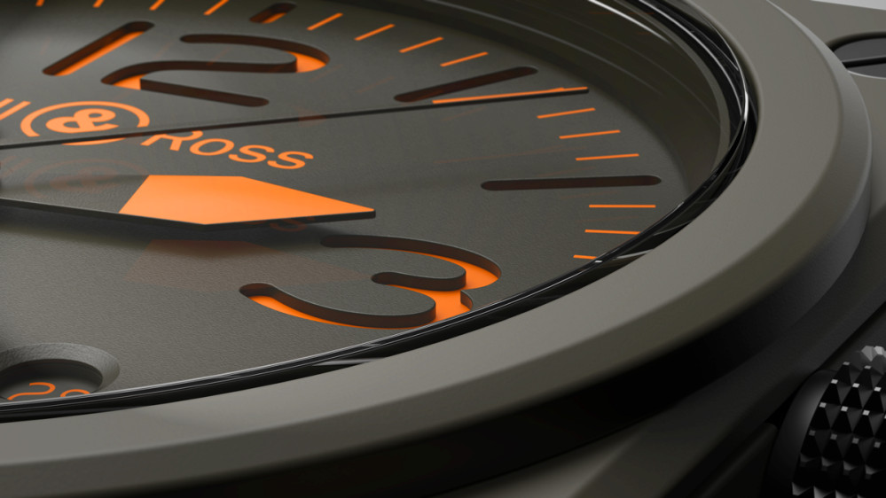 detail Bell & Ross BR 03-92 MA-1 BR0392-KAO-CE/SCA