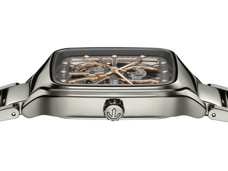 detail Rado True Square Automatic Open Heart R27083712