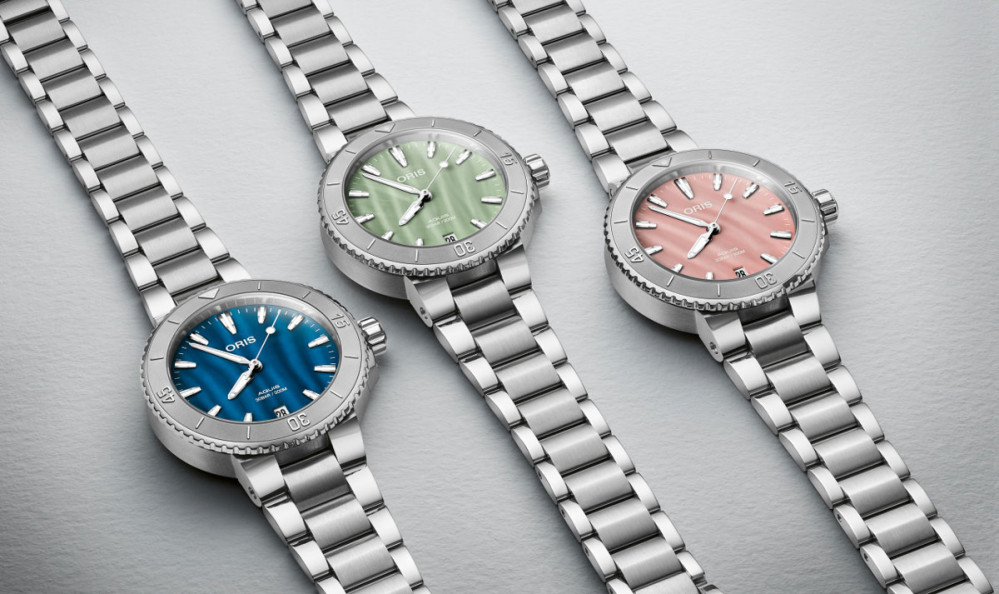 detail Oris Aquis Date 01 733 7770 4157-07 8 18 05P