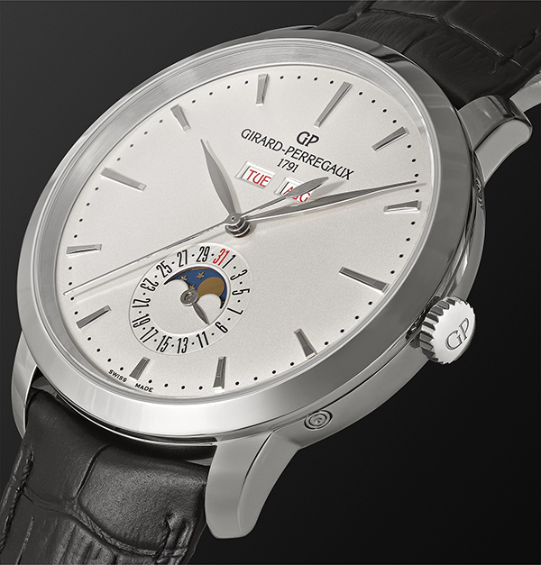 detail Girard-Perregaux 1966 Full Calendar 49535-11-131-BB60