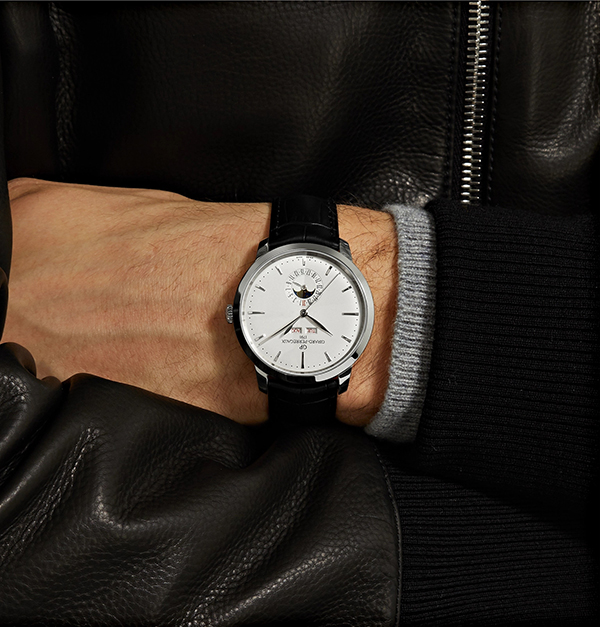 detail Girard-Perregaux 1966 Full Calendar 49535-11-131-BB60