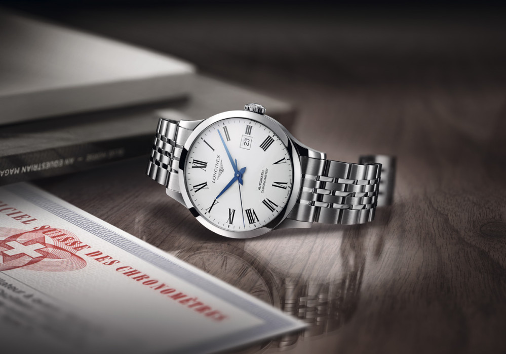 detail Longines Record L2.821.4.11.6