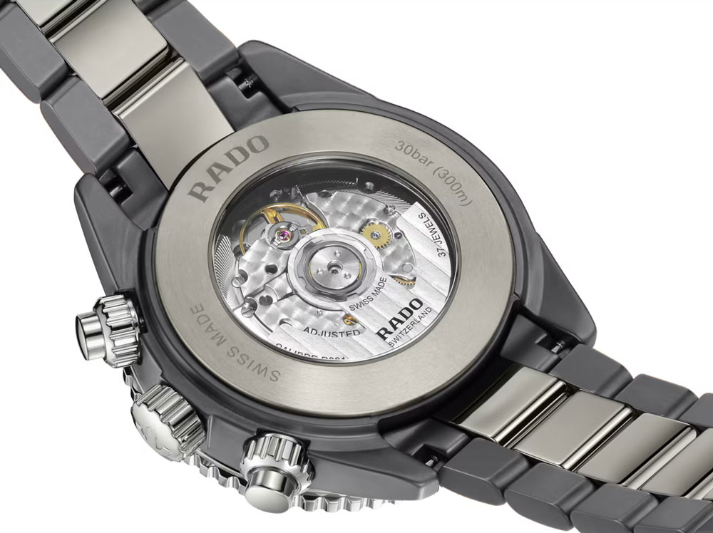 detail Rado Captain Cook High-Tech Ceramic Automatic Chronograph R32189313