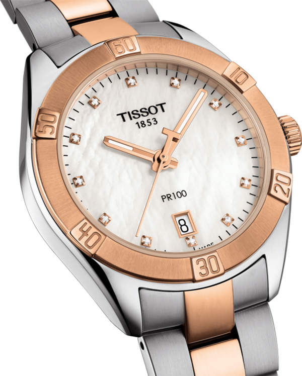 detail Tissot PR 100 Lady Sport T101.910.22.116.00