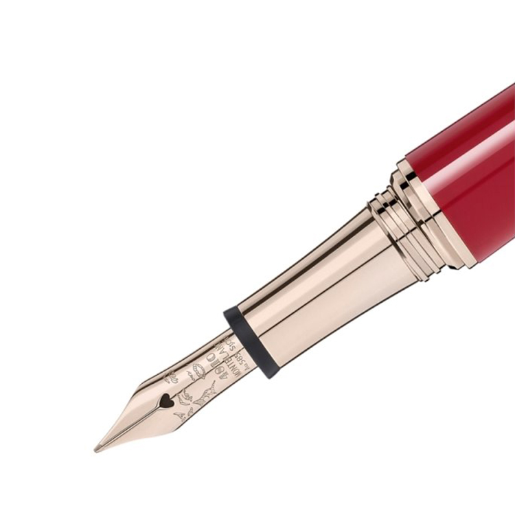 detail Montblanc Muses Marilyn Monroe Special Edition Red 116065