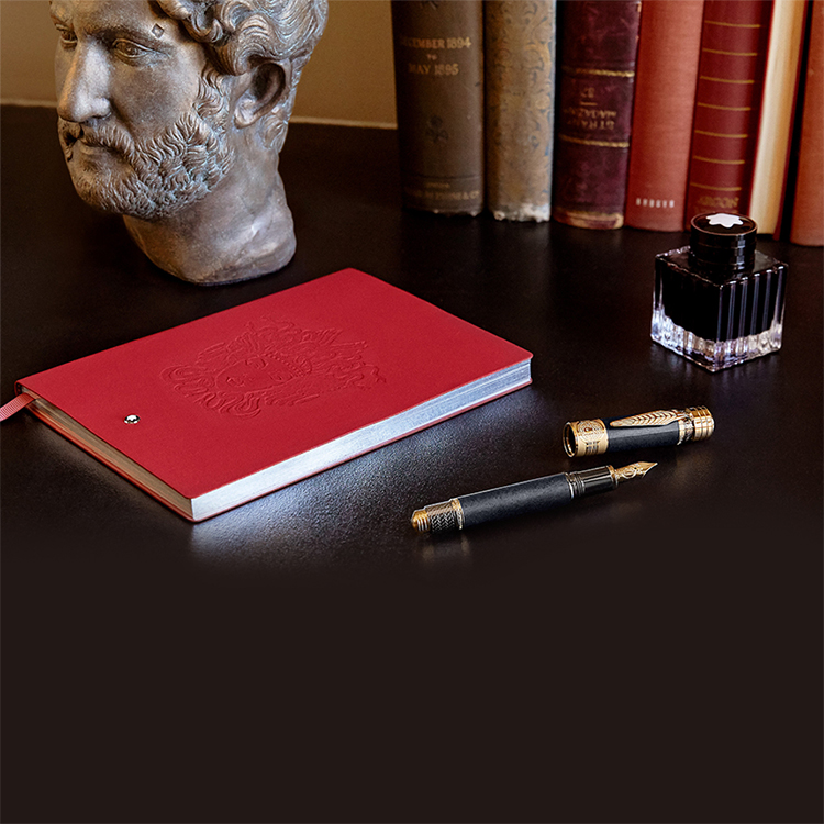 detail Monblanc Fountain Pen Patron of Art Homage to Hadrian 119810
