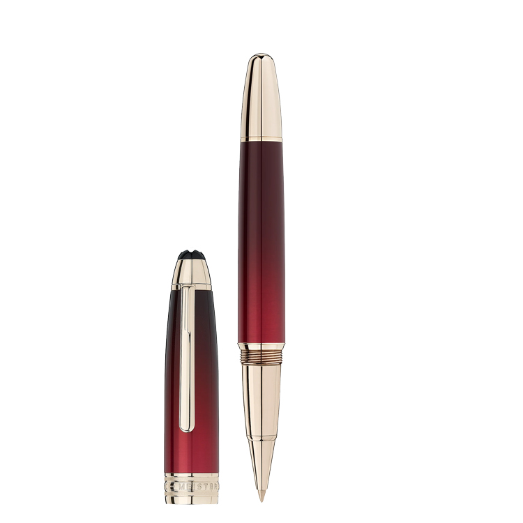 detail Montblanc Calligraphy Solitaire Lacquer Rollerball 125339