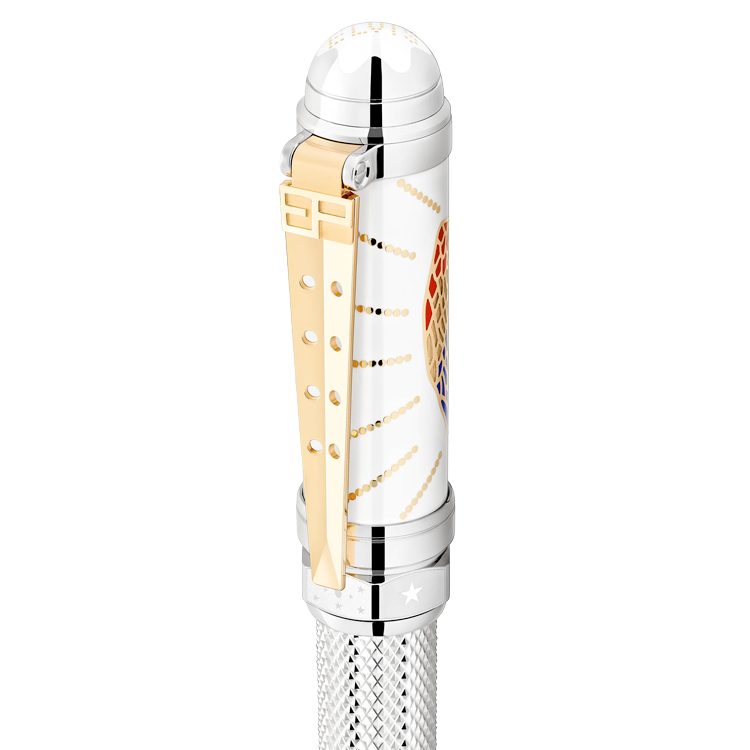 detail Montblanc Rollerball Pen Great Characters Elvis Presley Limited Edition 1935