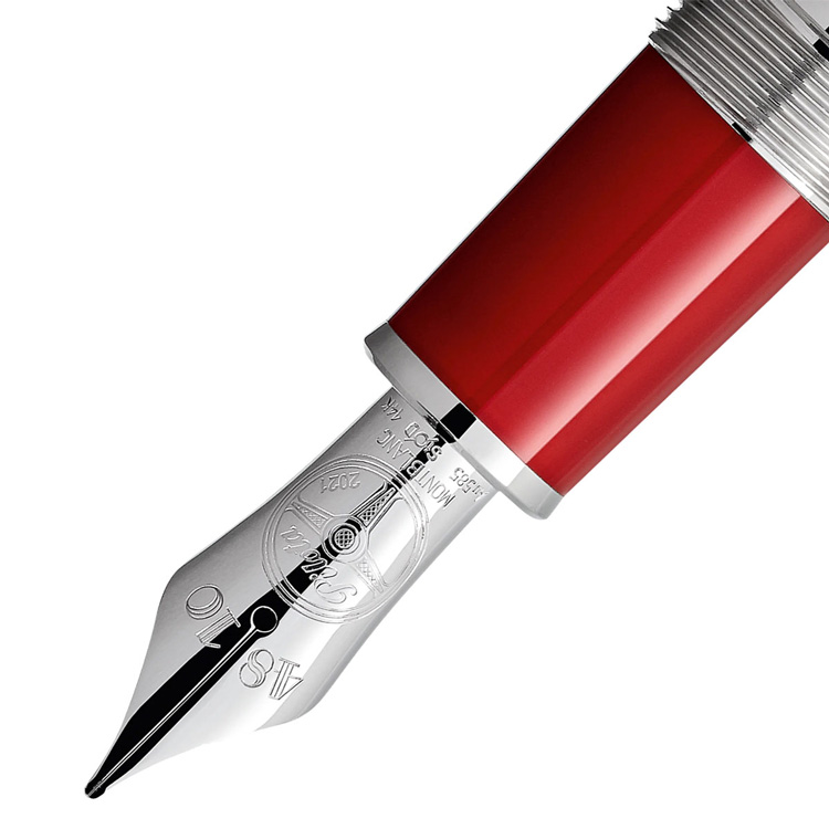 detail Montblanc Great Characters Enzo Ferrari Special Edition Fountain Pen F 127173