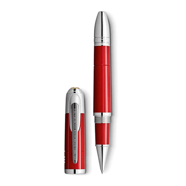 detail Montblanc Great Characters Enzo Ferrari Special Edition Rollerball 127175
