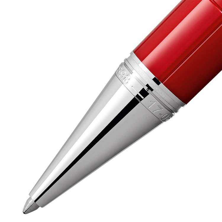 detail Montblanc Great Characters Enzo Ferrari Special Edition Ballpoint Pen 127176