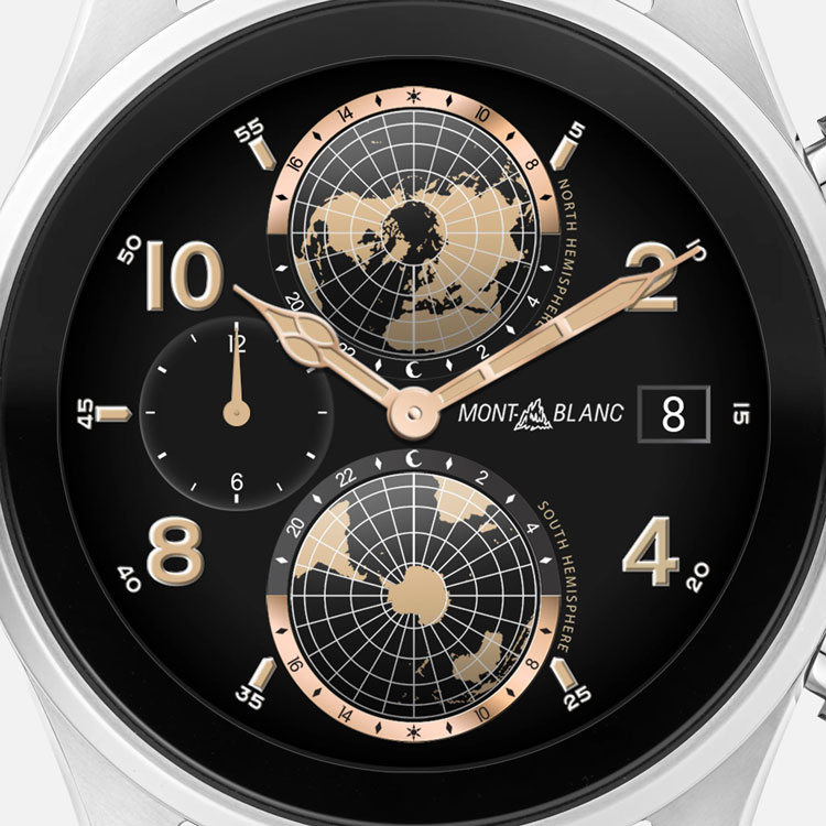 detail Montblanc Summit 3 Smartwatch - Titanium 129268