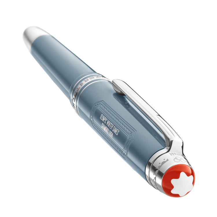 detail Montblanc Meisterstück X Olympic Heritage Chamonix 1924 Classique Rollerball