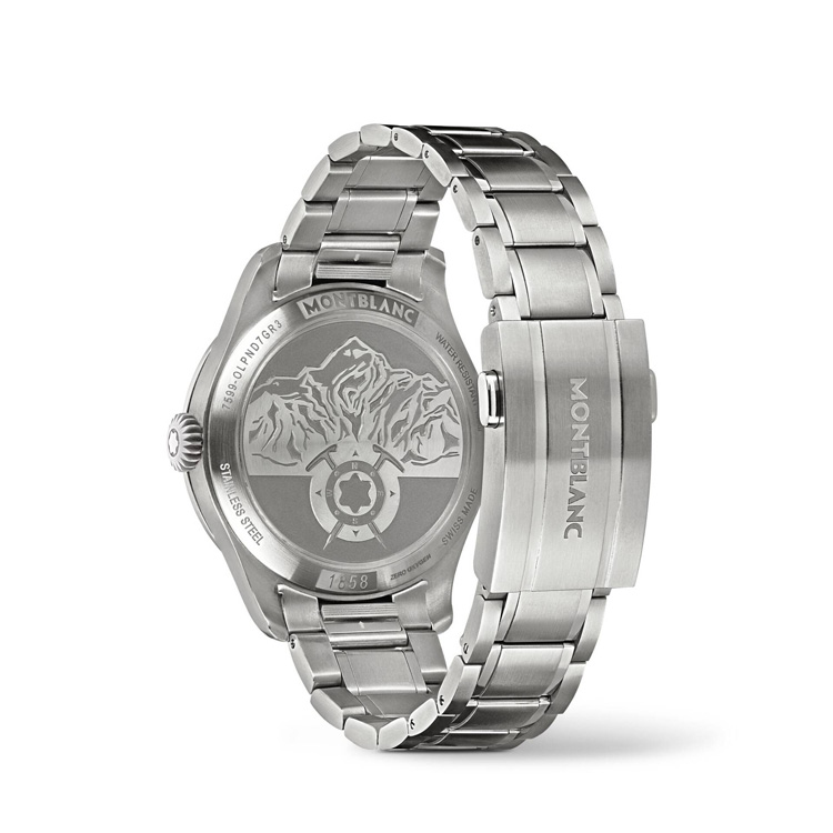 detail Montblanc 1858 Automatic Date 0 Oxygen 133269