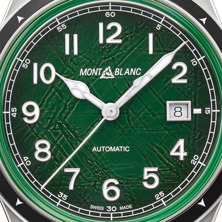 detail Montblanc 1858 Automatic Date 0 Oxygen 133269