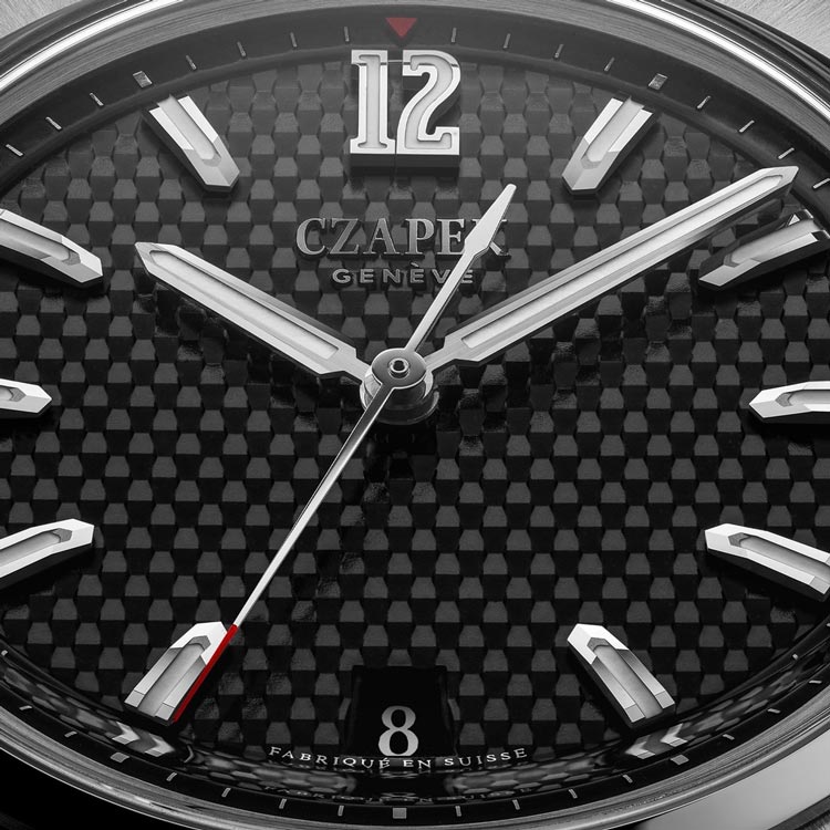 detail Czapek Antarctique Passage de Drake Black Ink 1531-12-RT-P/S