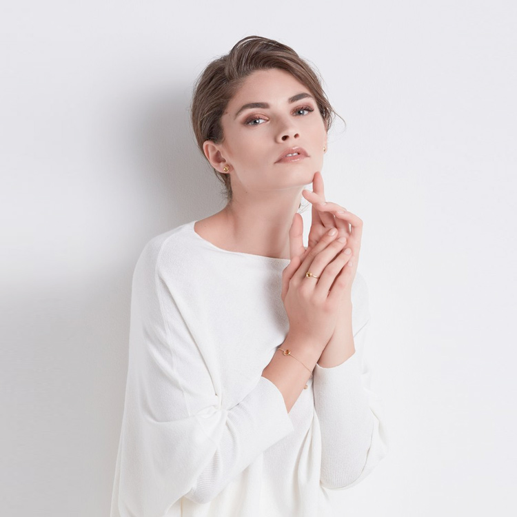 detail Zlaté Náušnice Marco Bicego Jaipur OB957 QG01 Y