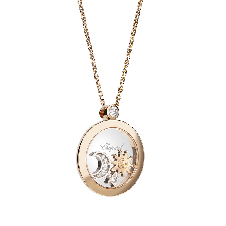 detail Zlatý Přívěsek Chopard Happy Diamonds 799434-5201