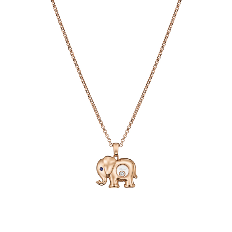 detail Zlatý Přívěsek Chopard Happy Diamonds Elephant 79A189-5001