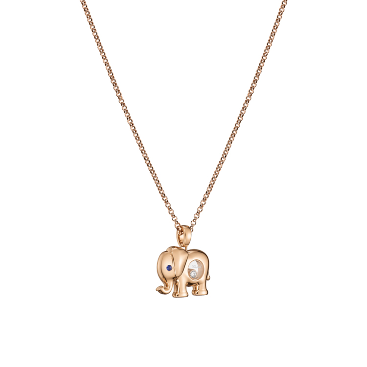 detail Zlatý Přívěsek Chopard Happy Diamonds Elephant 79A189-5001