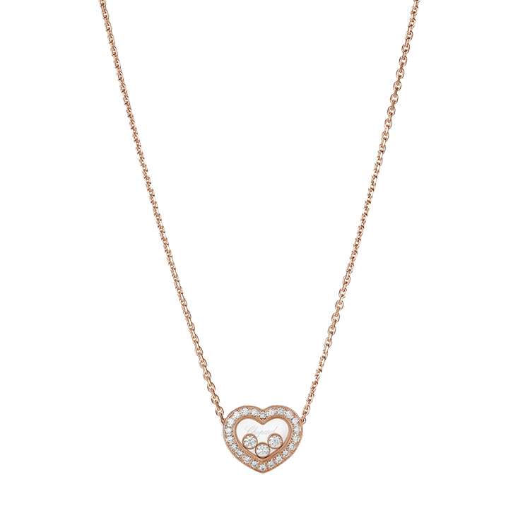 detail Zlatý Přívěsek Chopard Happy Diamonds 79A611-5201