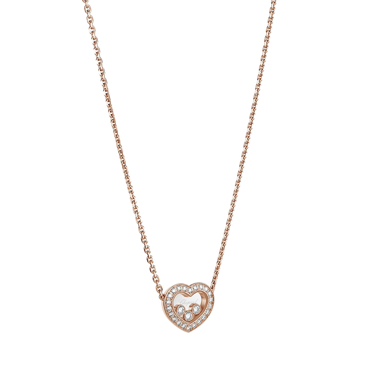 detail Zlatý Přívěsek Chopard Happy Diamonds 79A611-5201