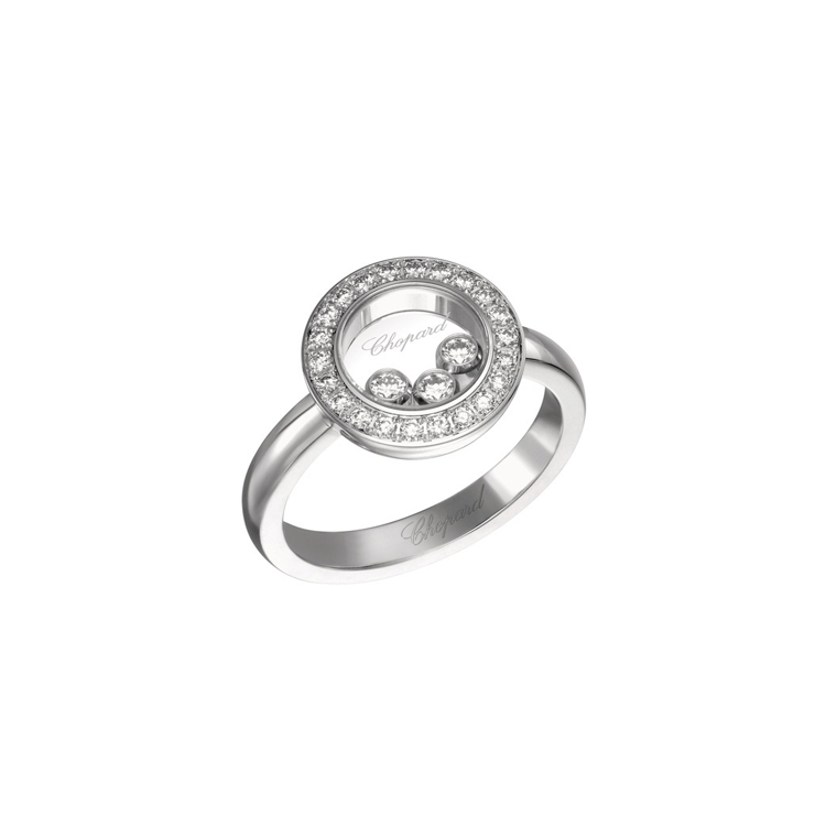 detail Zlatý Prsten Chopard Happy Diamonds 82A018-1211